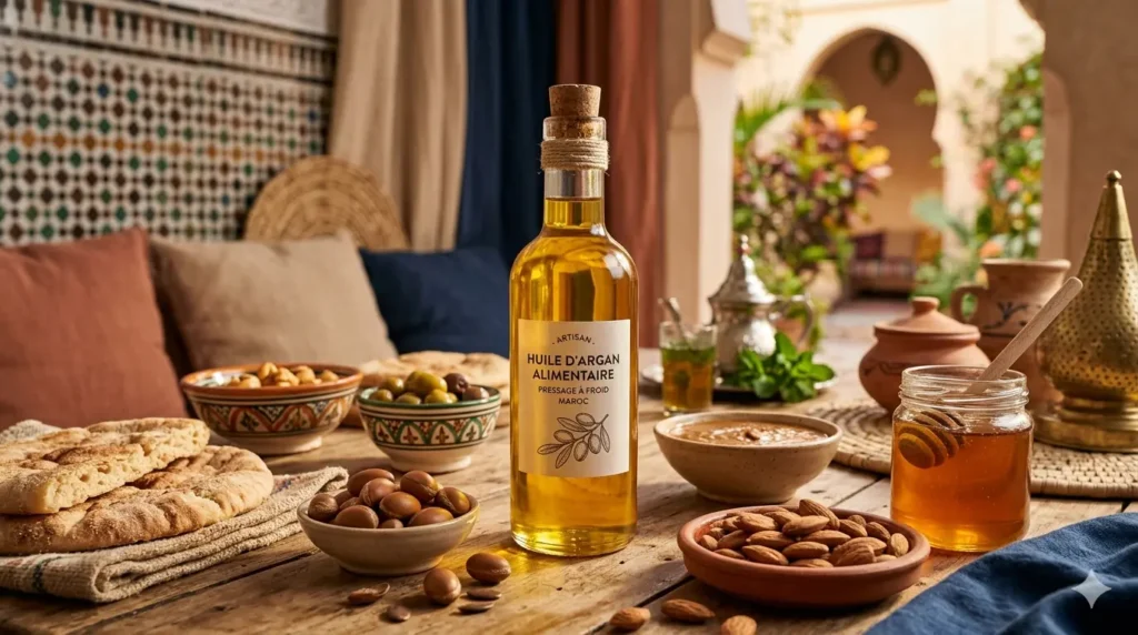 huile argan alimentaire