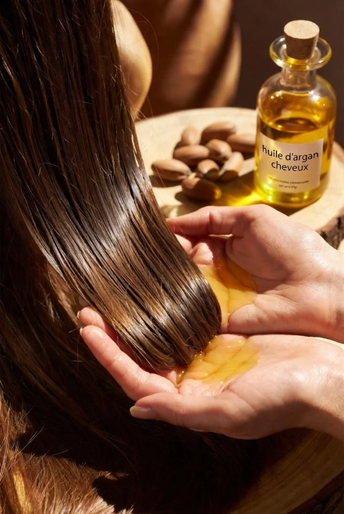 huile d'argan cheveux
